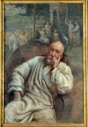 Portrét malíře Pierra Cecila Puvis de Chavanne (1824-1898) Obraz Marcellina Gilberta Desboutinse (1823-1902) 19. století Amiens, musee de la Picardie - Portrét malíře Pierra Cecila Puvise de Chavanne (1824-1898). Obraz Marcellina Gi