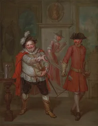 Scéna ze Shakespearovy hry "Jindřich IV., část I"