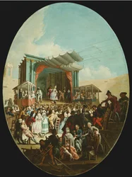 Italská komedie ve Veroně, 1772.