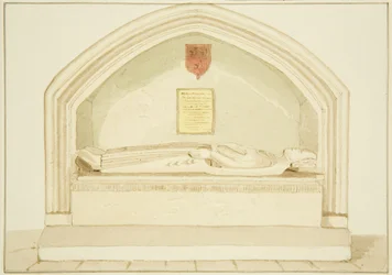 Památník Roberta, hraběte z Gloucesteru, v South Aisle of St James