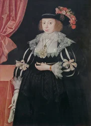 Anne Hale, paní Hoskinsová (asi 1609-51), 1629 (panel)
