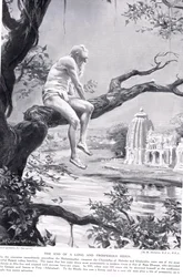 Konec dlouhé a prosperující vlády, ilustrace z "Hutchinsonovy historie národů", cca 1910 (litografie)