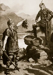 Hlava Donalda Macwilliama darovaná Alexandru II., ilustrace z knihy "Hutchinson