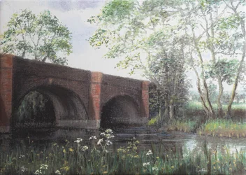 Most Cookham Moor, 2022 (pastel)