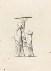 Socha v Persepolis, z Le Bruyn