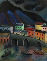Noční rybaření v Ascona, 1920-1930