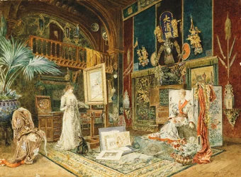 Studio Sarah Bernhard, 1885