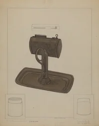 Sítko na lampu a lůj, c. 1936.