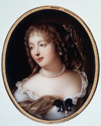 Portrét Marie de Rabutin-Chantal (Rabutin Chantal), markýze ze Sevigne známé jako Madame de Sevigne (1626-1696).