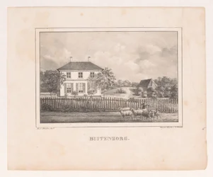 Pohled na Huis Buitenzorg Buitenzorg (název na objektu)