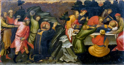 Ukamenování a pohřbení svatého Štěpána, prvního křesťanského mučedníka, c36 c1394-1424