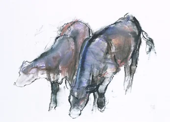 Telata, 2006 (charcoal und conte na papíře)