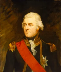 Kapitán John Borlase Warren (1753-1822), počátek 19. století (olej na plátně)