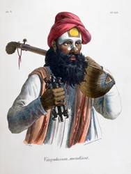 Žebrák, 1828.