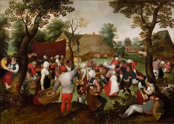 Selská svatba, cca 1559-1575.