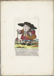 De dwerg Crispin Skarnitz, asi 1710 Ehrnveste a Hochweiße Herr Crispin, dědičný pán Skarnitz auff Pfeffermühl, rytíř braitten huth (titul na předmětu) Il Callotto resurcitato aneb nově zařízený malý kabinet (název série)