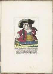 De dwerg Madame Sophia Luxuria, asi 1710 Madame Sophia Luxuria, pračka těl generála Staaba z upravené, volné Granatir-Companie Capitana (titul na předmětu) Il Callotto resurcitato aneb nově zařízený malý kabinet (název série)