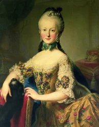 Arcivévodkyně Marie Alžběta Habsbursko-Lotrinská (1743-1808), šesté dítě císařovny Marie Terezie Rakouské (1717-80) a císaře Františka I. (1708-65)