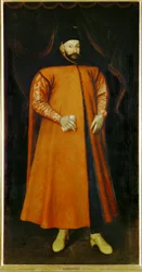 Štěpán Báthory, polský král (malba na plátně)