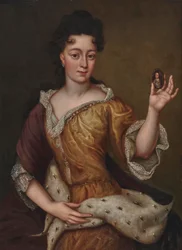 Portrét Terezie Kunegundy Sobieské 1676-1730, bavorské kurfiřtky, konec 17. stol.