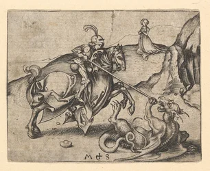 St. George Syling the Dragon, ca. 1435-1491.