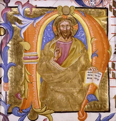 Kristus jako světlo světa, kolem roku 1400