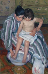Koupel dítěte, 1893.