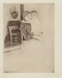 Zrcadlo, c. 1891.