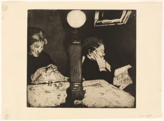 Under the Lamp, c.1882