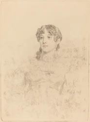 Lady Maria Hooker, když slečna Turnerová v sedmnácti letech, 1814.