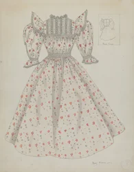 Šaty pro panenky, c. 1936.