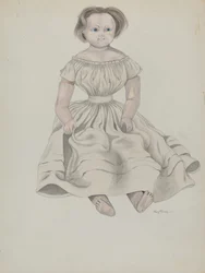 Vosková panenka, c. 1936.
