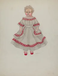 Vosková panenka, c. 1936.