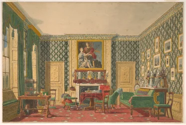 Kresba, Interiér, 1837-40