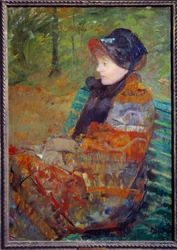Portrét Mademoiselle C. Lydie Cassattové, sestry umělkyně. Mary Cassattová (1844-1926), 1880