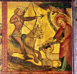 První jezdec, identifikovaný s římským císařem Gaiem AD37-41, 14.-15.