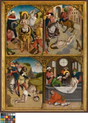 Legenda o sv. Jiří, kolem 1500-10 (olej na panelu)