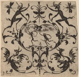Ornament s groteskou