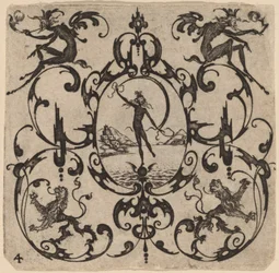 Ornament s groteskou