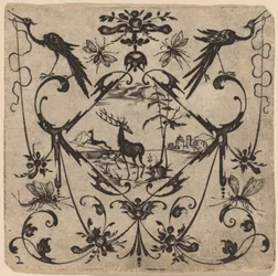Ornament s groteskou
