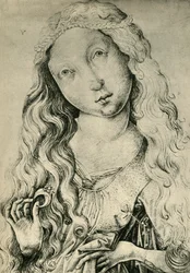 Portrét ženy s prstenem, Svatá Kateřina, 1450-1470, 1943.