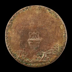Váza v krajině [revers], 1554.