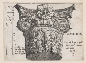 Zrcadlo římské velkoleposti: Korintské hlavní město, 1537., 1537