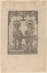 Svatá Marie Magdalena a svatý Jan Evangelista
