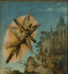 Detail Triptychu Křtu Krista