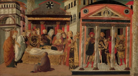 Pohřeb Lukrécie, konec 15.-začátek 16. století.