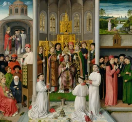 Scény ze života svatého Augustina z Hrocha, ca. 1490.