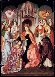 Uložení ornátu ve svatém Ildenfonsu - ...