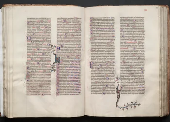 Gothajský misál: Fol. 53v, Text, c. 1375.