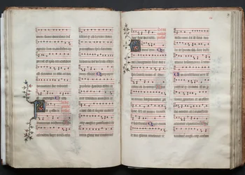 Gothajský misál: Fol. 59r, Text, c. 1375.